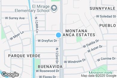 Map image of the property - 12302 W Dreyfus Dr