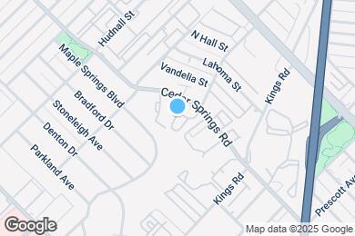 Map image of the property - 5025 Cedar Springs Rd