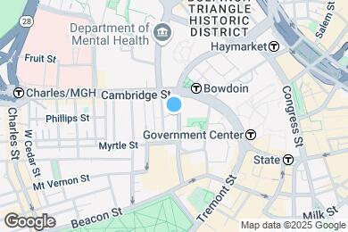 Map image of the property - 29 Bowdoin St