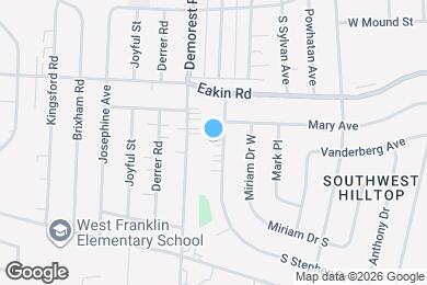 Map image of the property - 819 S Stephen Dr