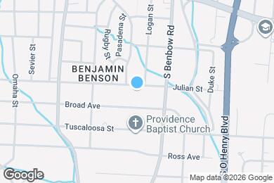 Map image of the property - 1106 Julian St