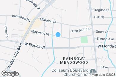 Map image of the property - 2203 Maywood St