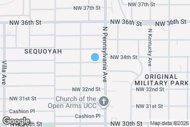 Map image of the property - 2120 NW 34th-