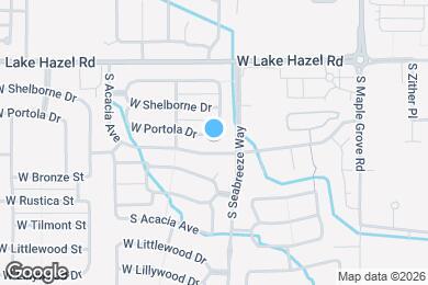 Map image of the property - 9451 W Portola Dr