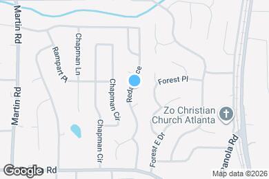 Map image of the property - 1015 Redan Trce