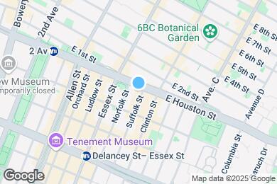 Map image of the property - 265 E Houston St