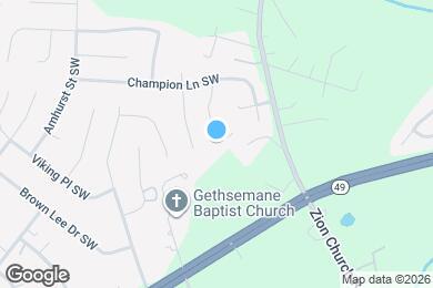 Map image of the property - 3033 Winners Cir SW