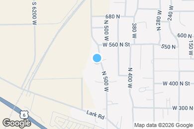 Map image of the property - 489 W 500 N St