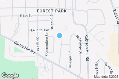 Map image of the property - 1712 Longmeadow Dr
