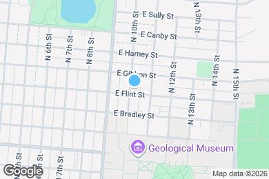 Map image of the property - 1003 E Flint St