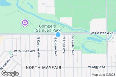 Map image of the property - 5143 N Kildare Ave