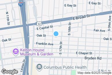Map image of the property - 821 Oak St