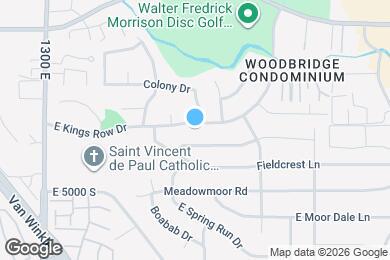 Map image of the property - 1548 E Kings Row Dr