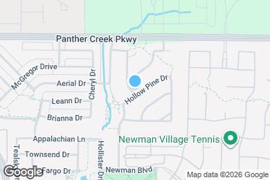 Map image of the property - 3528 Hollow Pine Dr
