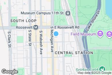 Map image of the property - 1243 S Michigan Ave