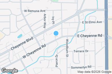 Map image of the property - 110 1/2 West Cheyenne Road