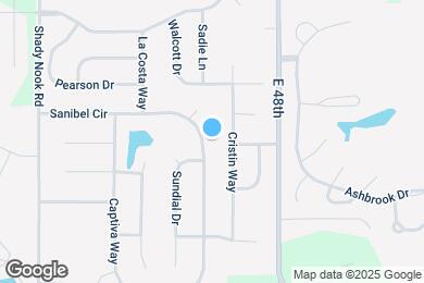 Map image of the property - 18009 Sanibel Cir