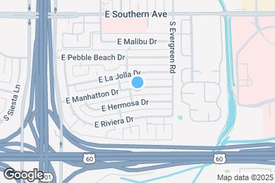 Map image of the property - 2461 E Manhatton Dr