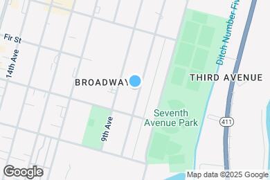 Map image of the property - 947 8th Ave