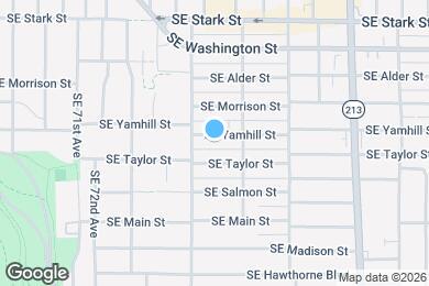 Map image of the property - 7640 SE Yamhill St