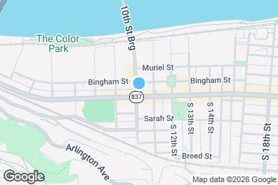 Map image of the property - 1001 E Carson St