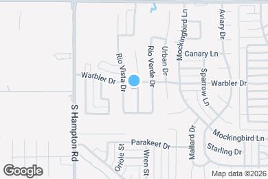 Map image of the property - 1205 Rio Bravo Dr