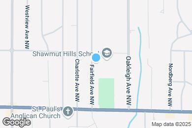 Map image of the property - 542 Fairfield Ave NW
