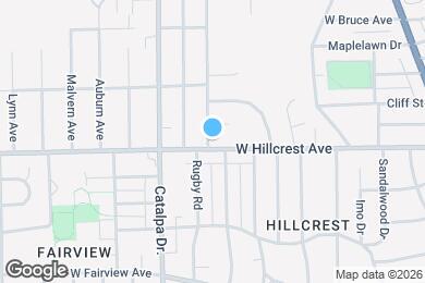 Map image of the property - 443 W Hillcrest Ave