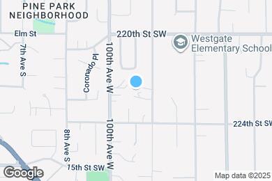 Map image of the property - 22224 98th Ave W