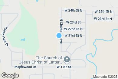 Map image of the property - 1813 N Chambers Ave