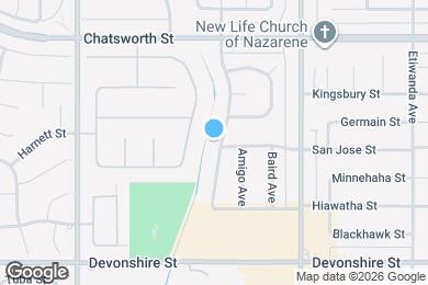 Map image of the property - 10499 Yolanda Ave