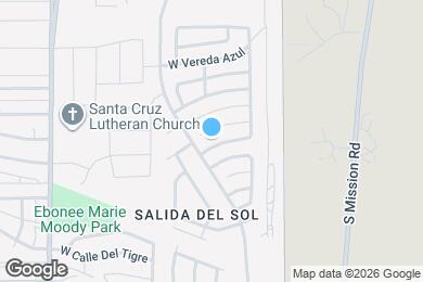 Map image of the property - 2570 W Vereda De Las Nubes