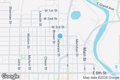 Map image of the property - 414 Delaware St