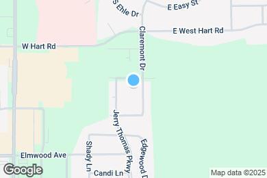 Map image of the property - 2670 Claremont Dr