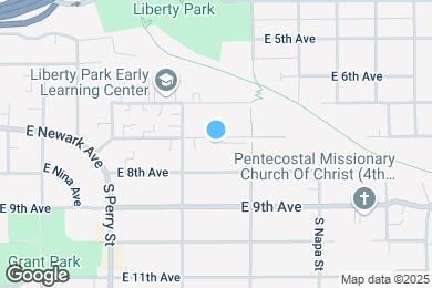 Map image of the property - 1630 E 7th Ave