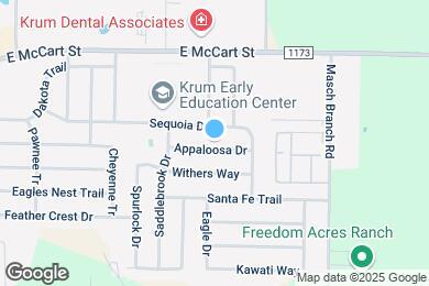 Map image of the property - 1615 Appaloosa Dr