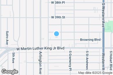 Map image of the property - 2021 Browning Blvd