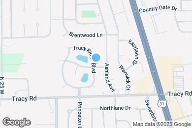 Map image of the property - 1101 Berwyn Rd
