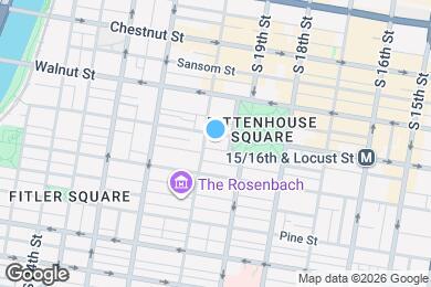Map image of the property - 226 W Rittenhouse Sq