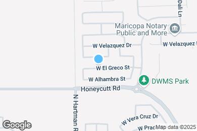 Map image of the property - 36524 W El Greco St