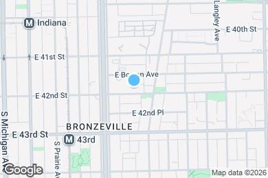 Map image of the property - 440 E 42nd St