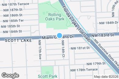 Map image of the property - 1440 NW 183rd St