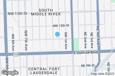 Map image of the property - 1101 NW 2nd Ave