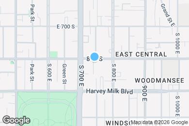 Map image of the property - 736 E 800 S