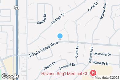 Map image of the property - 1765 Palo Verde Blvd S