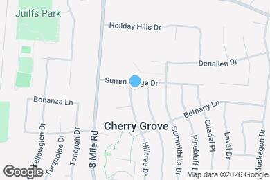 Map image of the property - 1758 Hilltree Dr