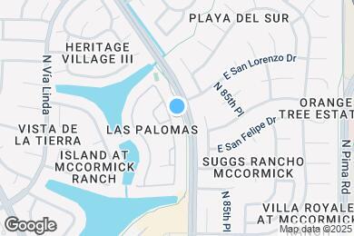 Map image of the property - 8543 N 84th Pl