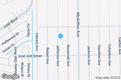 Map image of the property - 212 Jefferson Ave