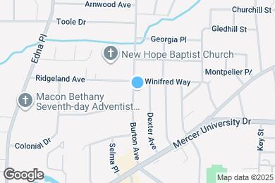Map image of the property - 1524 Burton Ave