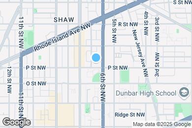 Map image of the property - 613 P St NW